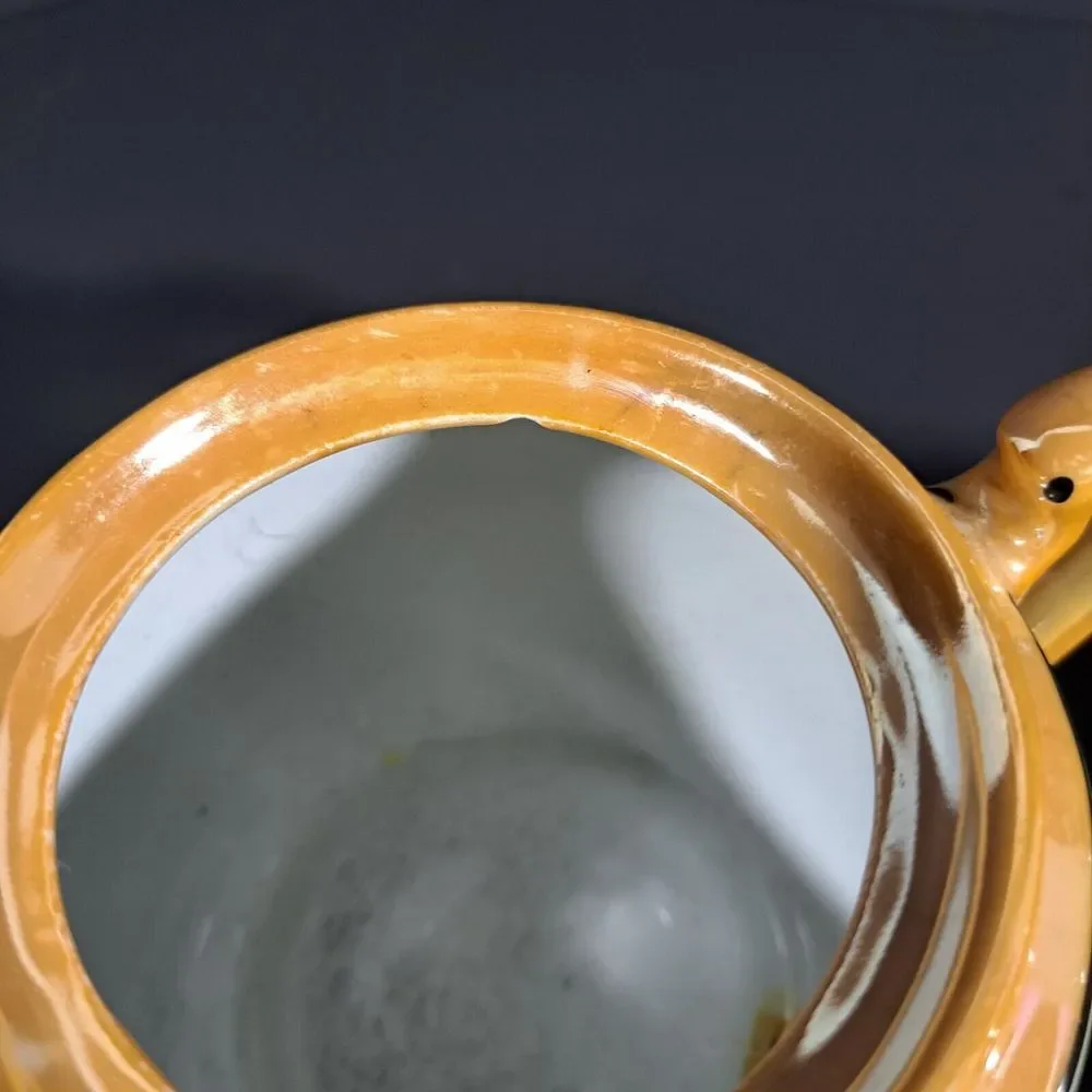 Noritake Lusterware Pagoda Porcelain‎ Cream & Sugar Japan